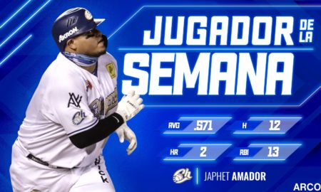 Japhet Amador 450x270 - Japhet Amador es el Jugador de la Semana en la Liga Mexicana del Pacífico