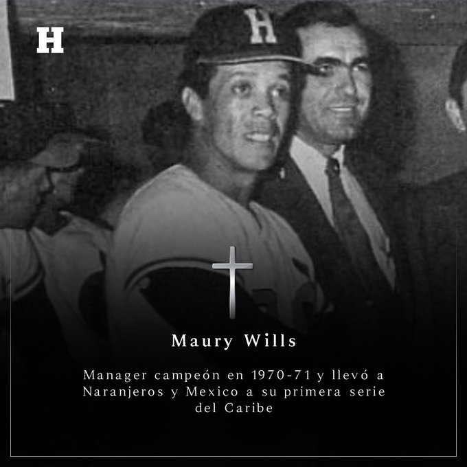 Wills  - Fallece Maury Wills figura de MLB y manager en Liga Mexicana del Pacífico