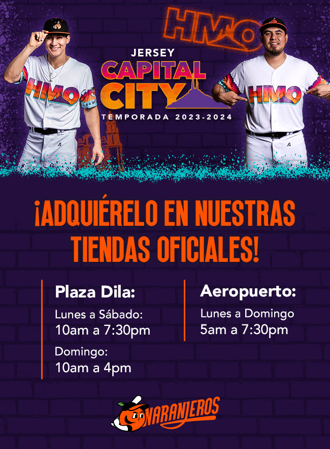 Jersey Capital City 2 - Naranjeros de Hermosillo presentan jersey Capital City